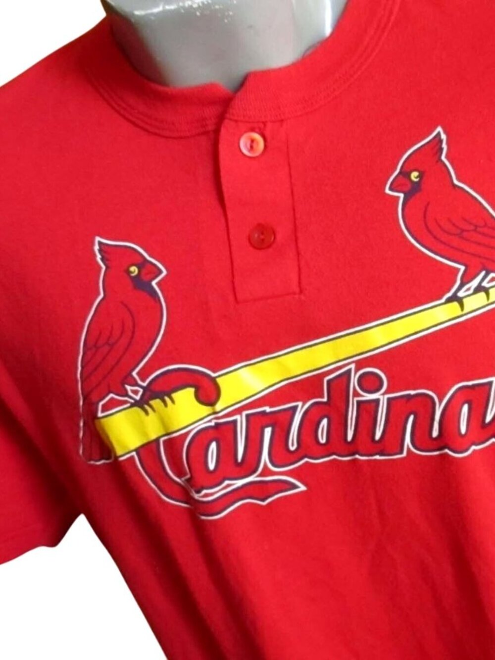True Vintage T-shirt Cardinals Red Little League Baseball Jersey Majestic #40